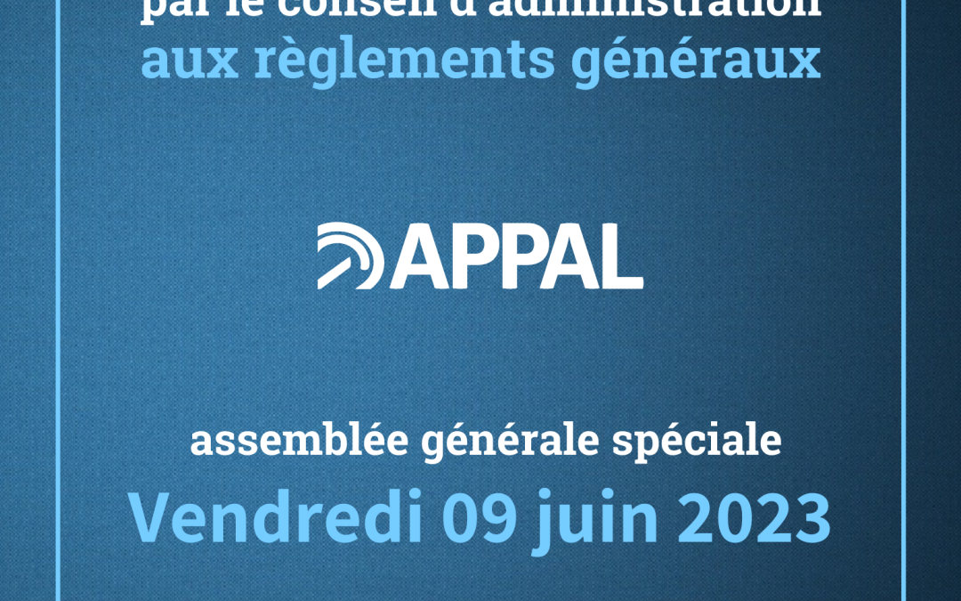 Proposition modifications RG