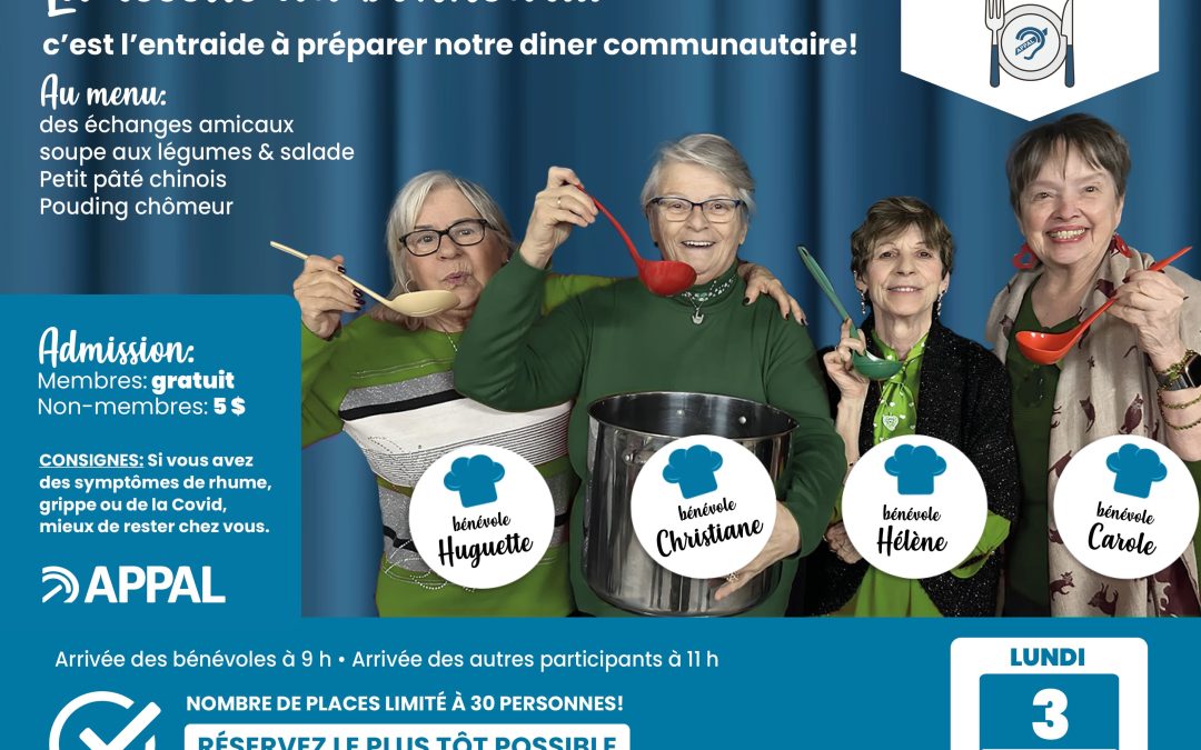 Diner des Sourds – 3 mars