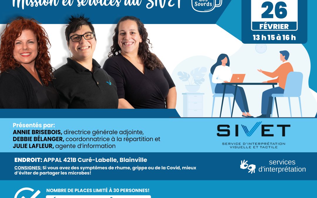 Mission et services du SIVET – 26 février