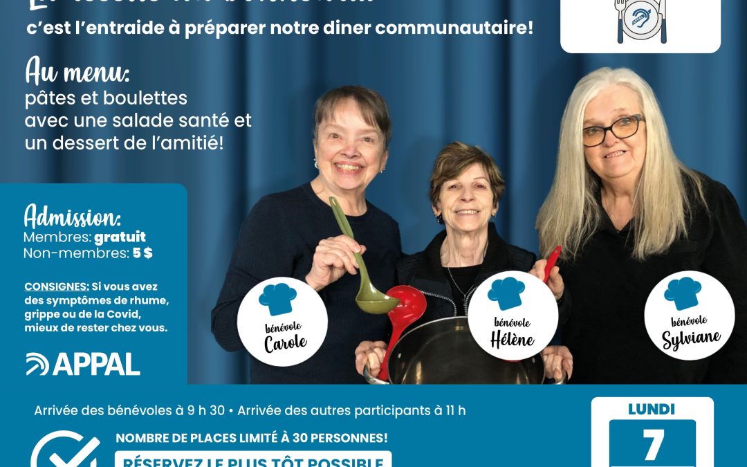 Diner des Sourds – 7 avril
