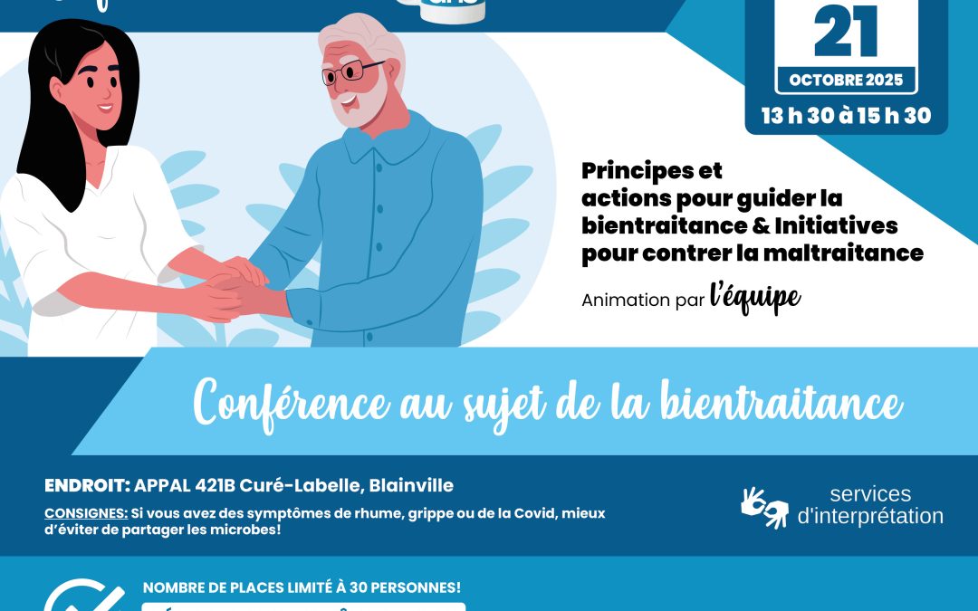 Café des ainés – 21 octobre